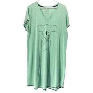 Adonna Panda Mint Green PJ T-Shirt